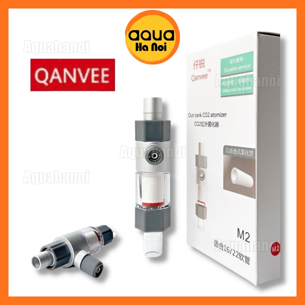 Trộn co2 qanvee m1 m2 p12/16mm - kết nối lọc thùng tăng hiệu quả hòa tan co2