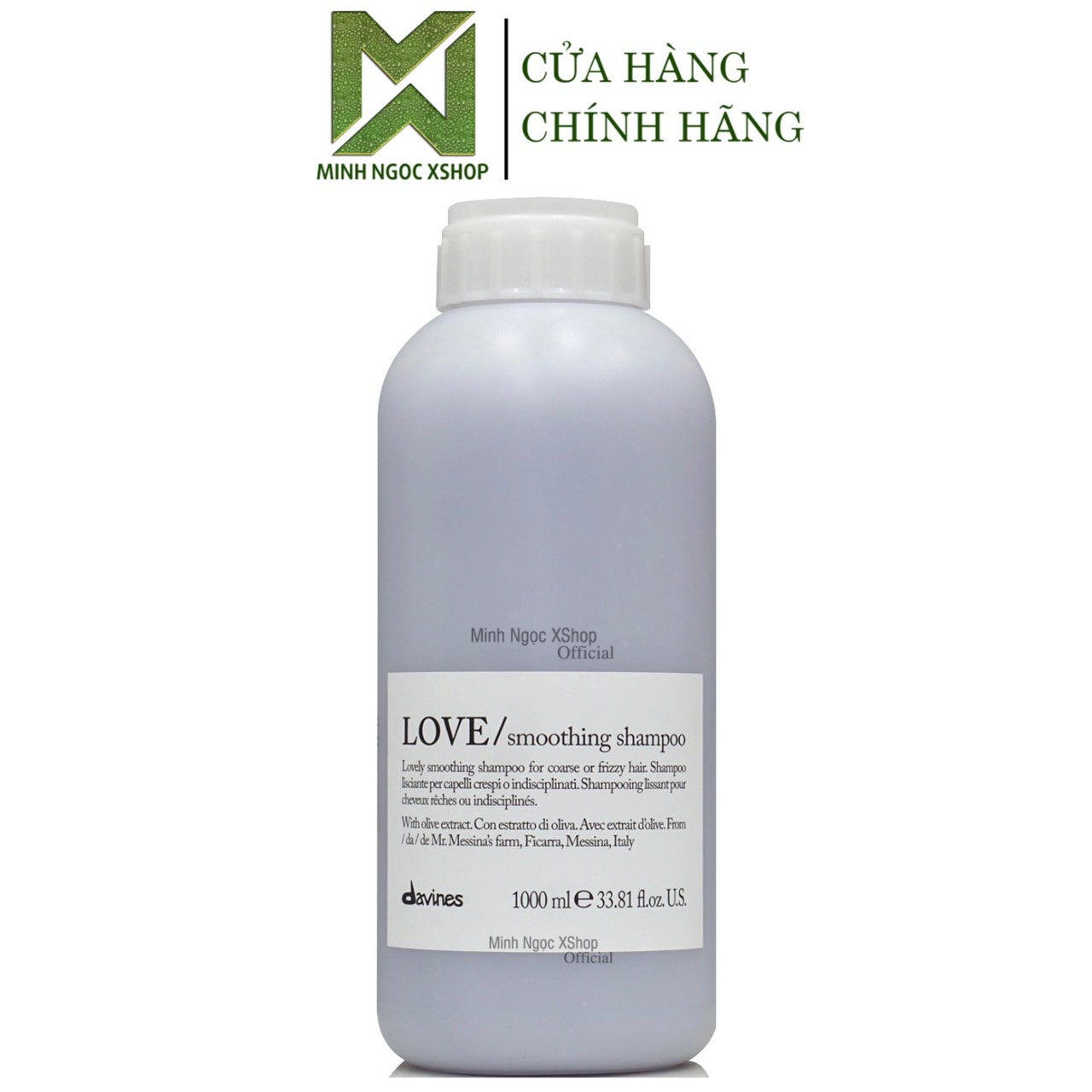 Dầu gội siêu mượt Davines Love Smoothing 1000ML