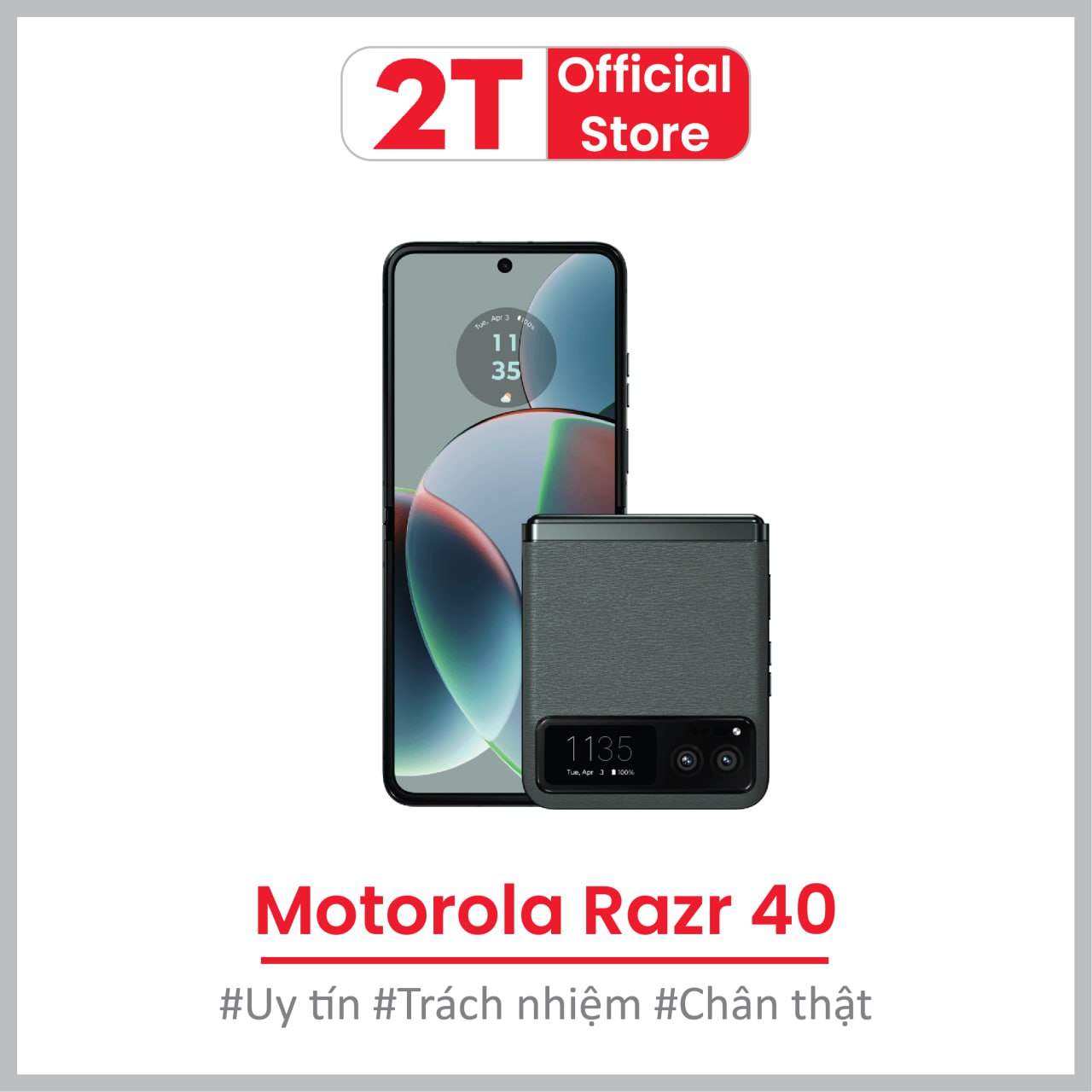 Điện thoại Motorola Razr 40 RAM 8/128GB chip Snapdragon 7 Gen 1 màn LTPO AMOLED 144Hz pin 4200 mAh