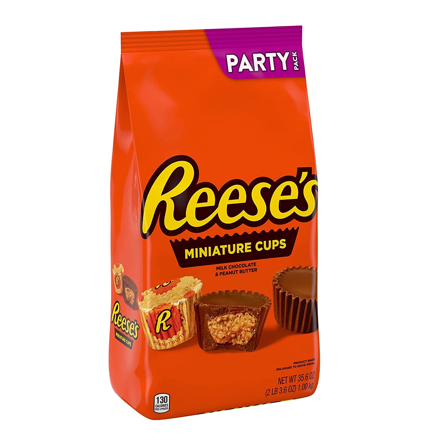 Kẹo Reese's socola đậu phụng miniature Cups Candy Snack size 60 viên bill Mỹ