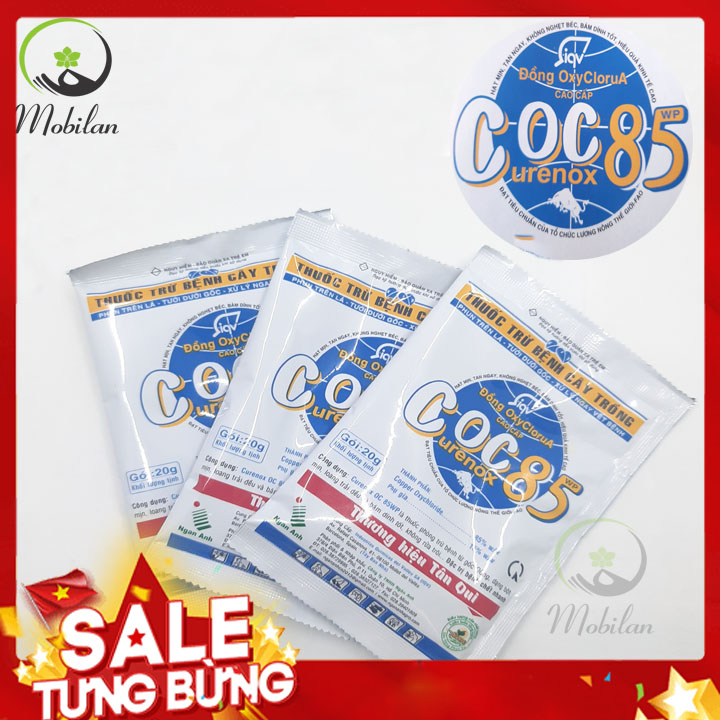 Thuốc COC 85WP thuốc trừ nấm trừ khuẩn bịch 20gram