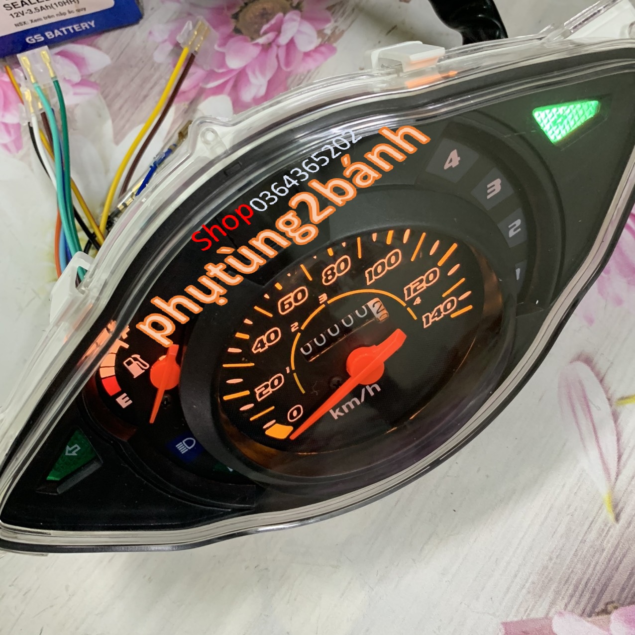 Đồng hồ tốc độ / Đồng hồ cơ xe Wave  A - alpha - S100 - hàng loại 1