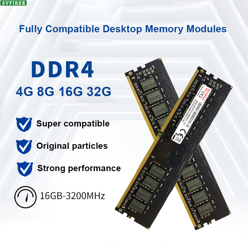 Máy tính để bàn bộ nhớ ddr4 4gb 8gb 16gb ram 32gb 2666mhz 3200mhz máy tính ram 1.2v nhiều màu sắc ram