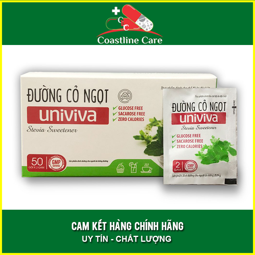 Đường cỏ ngọt UniViva - đường ăn kiêng không cung cấp glucose không làm tăng đường huyết ít calo