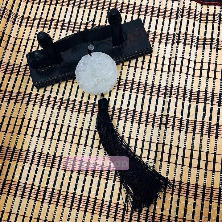 (120k) Ngọc bội long phụng tròn tua rua cổ trang phong cách cổ đại