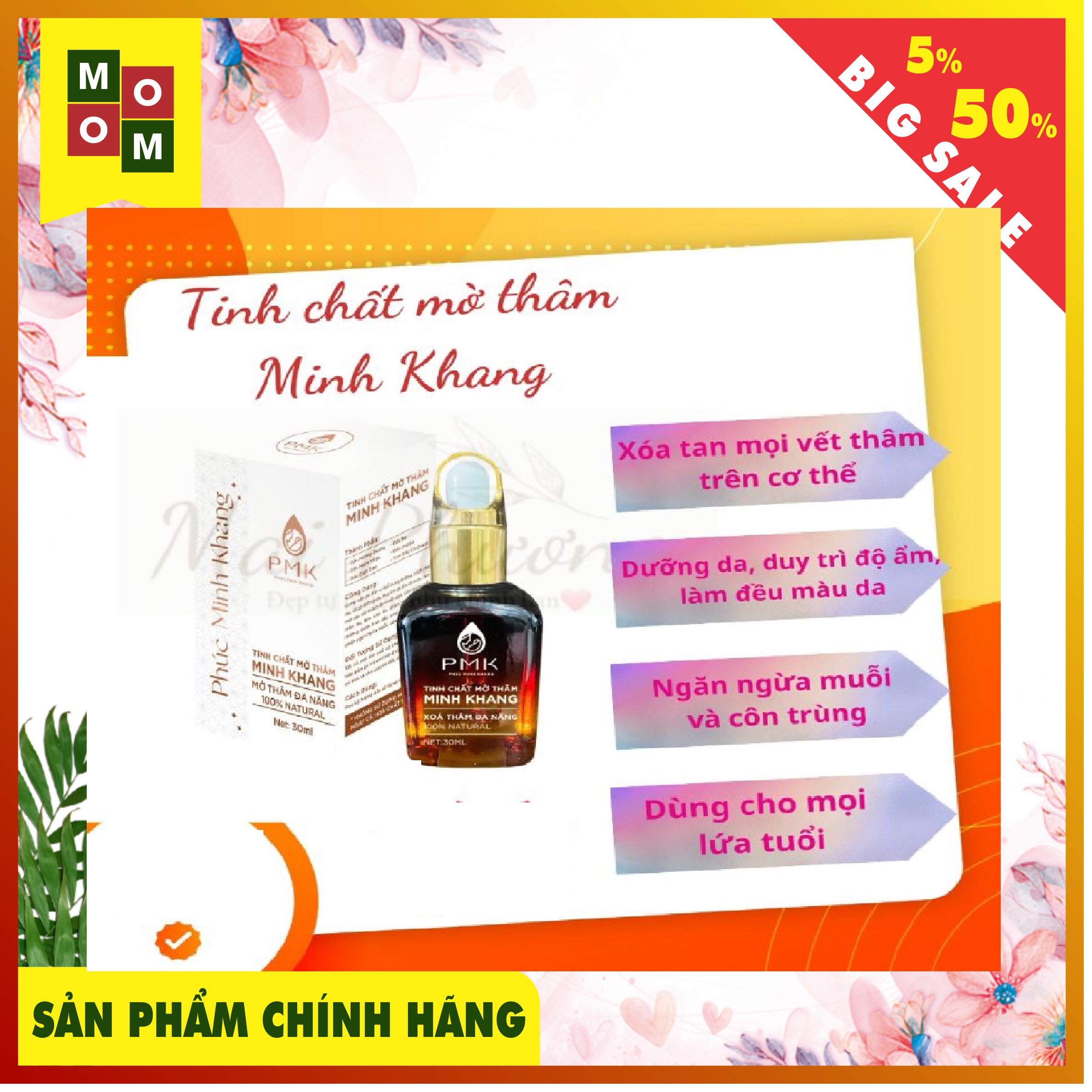 Serum mờ thâm đa năng Phúc Minh khang 100% thiên nhiên dùng cho cả trẻ em và bà bầu  hiệu quả x2 so với các sản phẩm trên thị trường ( sau 7 ngày mờ rõ rệt) dùng làm tinh dầu xông phòng xua đuổi muỗi rất hiệu quả.