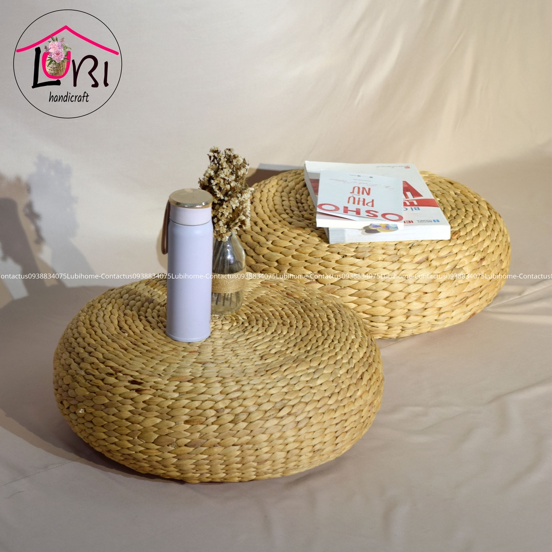 - Ghế đôn lục bình hình hình tròn D50xH16 - mộc mạc