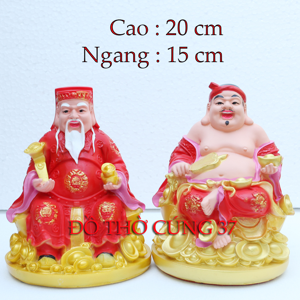 Tượng thần tài - thổ địa - chất liệu composite