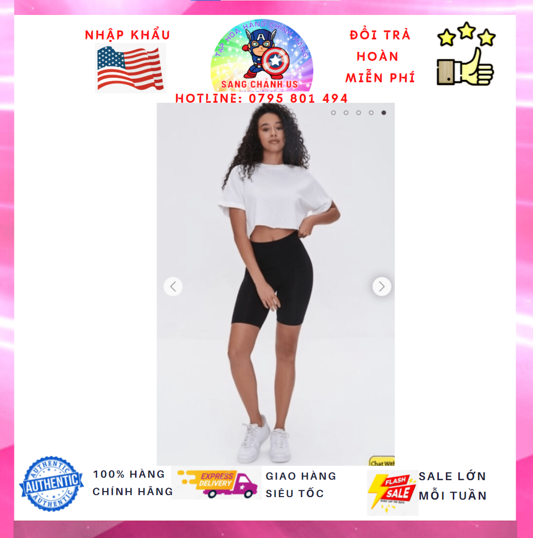 Quần đùi biker forever 21 mỹ