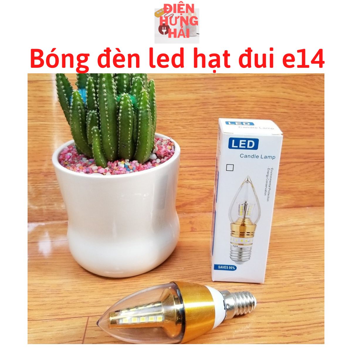 Bóng led hạt quả nhót / led râu 4w đuôi e14 ánh sáng vàng
