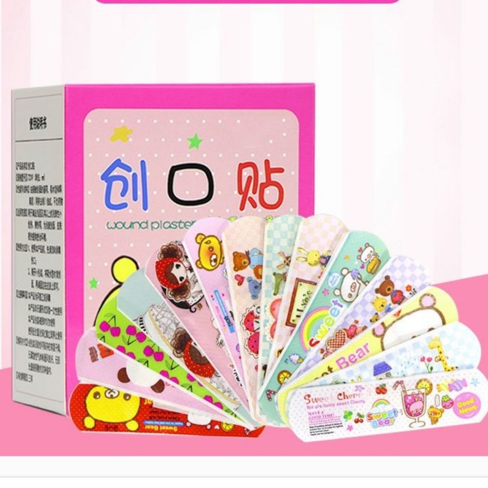 HỘP 100 MIẾNG BĂNG CÁ NHÂN HOẠT HÌNH