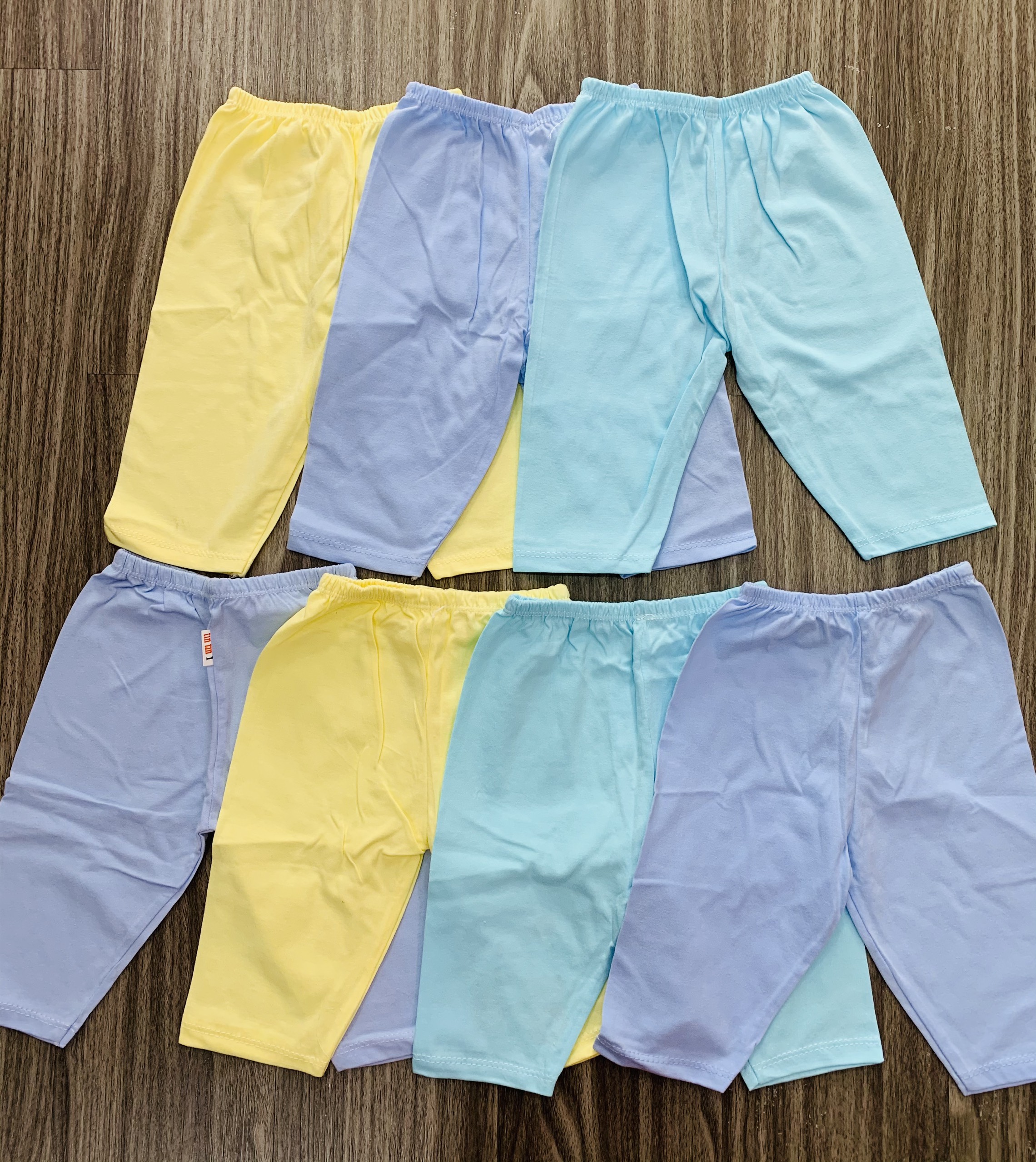 Quần dài màu cotton Bé trai, Bé gái