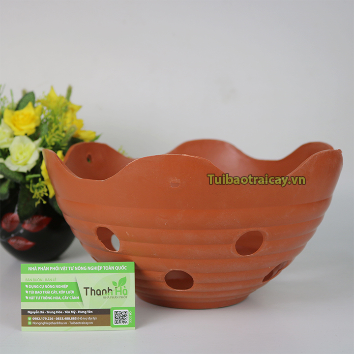 Chậu nhựa phi 27cm trồng lan