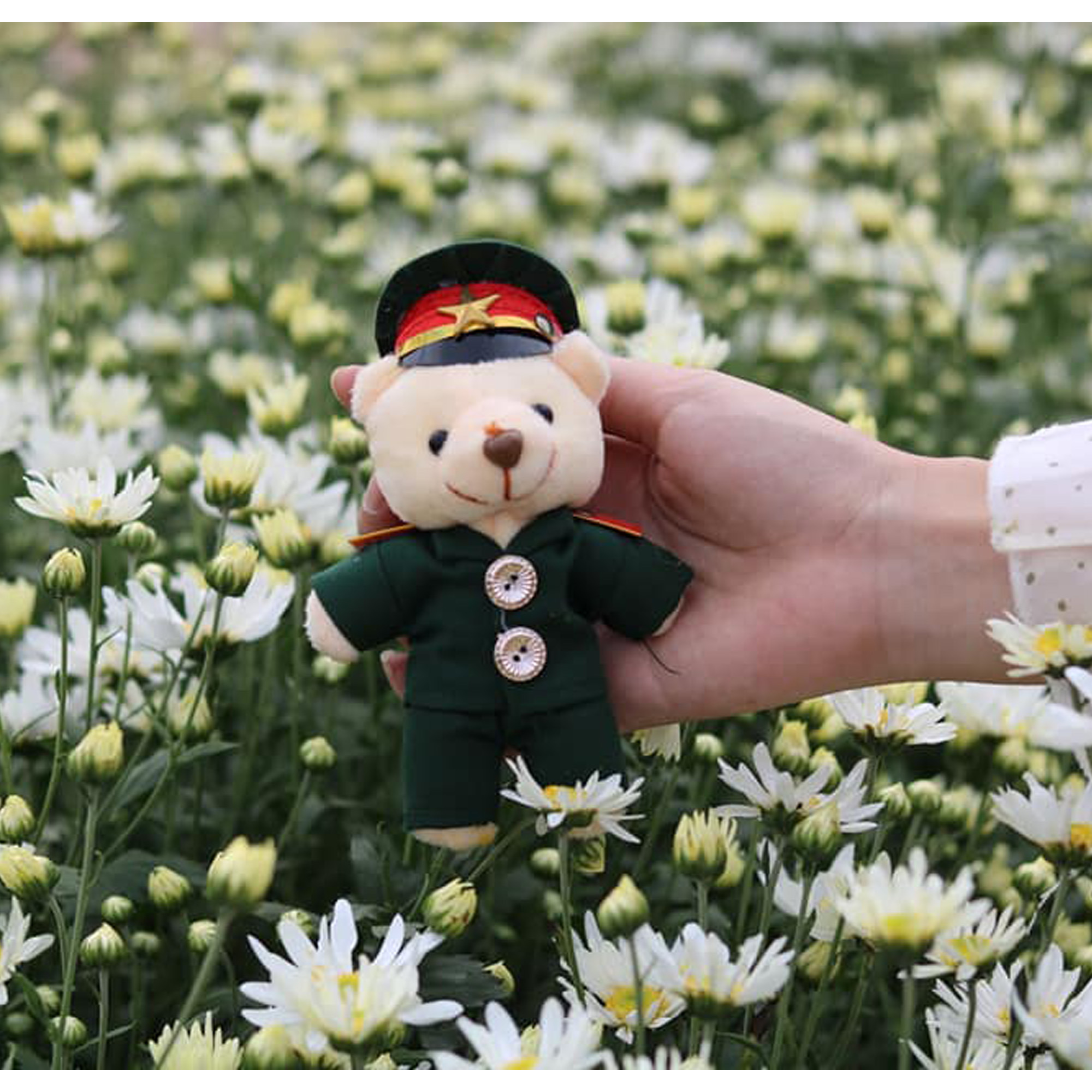 MÓC KHÓA CHÚ LÍNH – MÓC KHÓA GÁU BÔNG MẶC ĐỒ LÍNH – MÓC KHÓA GẤU BÔNG – GẤU BÔNG MẶC ĐỒ LÍNH – QUÀ TẶNG LÍNH – CHUBODOISTORE