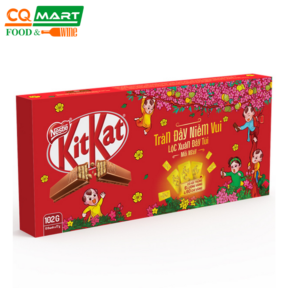 Socola KitKat Hộp 6 Thanh 102g