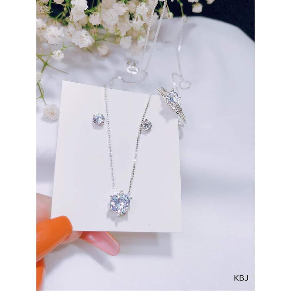 bộ trang sức bạc cao cấp
