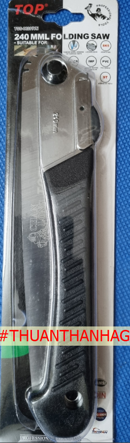 [ảnh thật] [chính hãng] cưa xếp 240mm ( cán đen ) (chuyên cưa cành) top