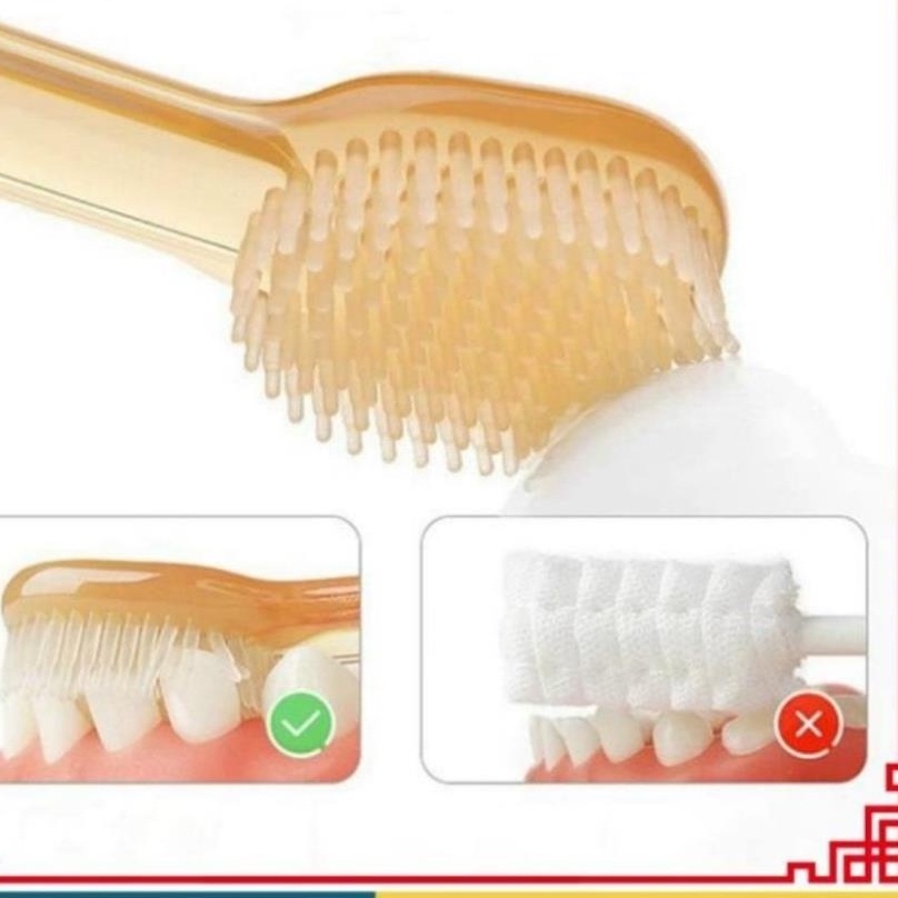 Bộ Rơ LưỡiTưa LưỡiBàn Chải Silicon Mềm Mại Cho Bé Từ Sơ Sinh.Vệ Sinh Nấm Miệng Bé