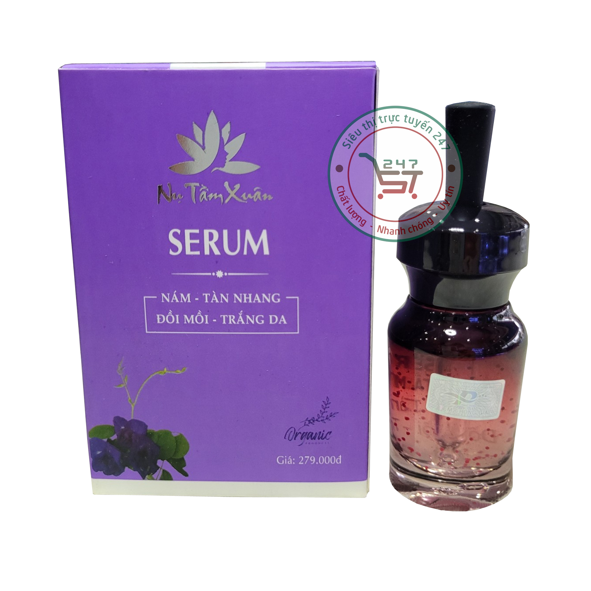 Serum nám tàn nhang trắng da đồi mồi nụ tầm xuân d7 15ml