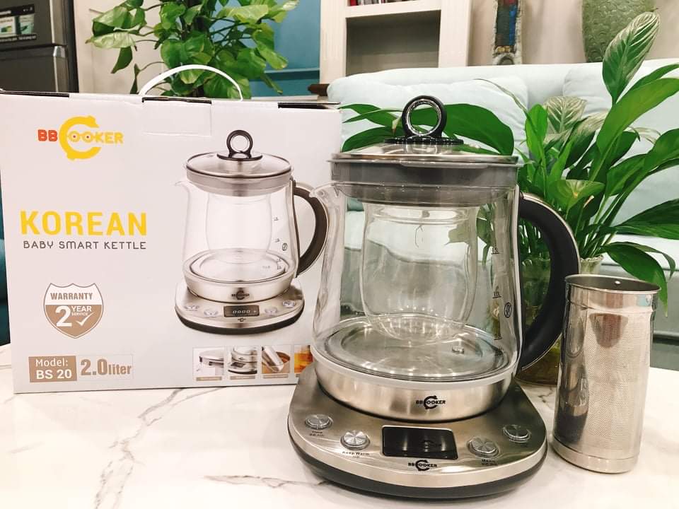 Ấm đun đa năng thông minh BBCooker BS20, hàng chính hãng thương hiệu Hàn Quốc, bảo hành 12 tháng