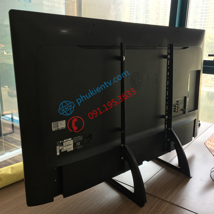 [ Hàng Loại 1 ] Chân đế tivi TV02 40 - 65 inch lắp đặt cho mọi hãng tivi - Chân tivi đặt bàn Điều chỉnh độ cao thấp
