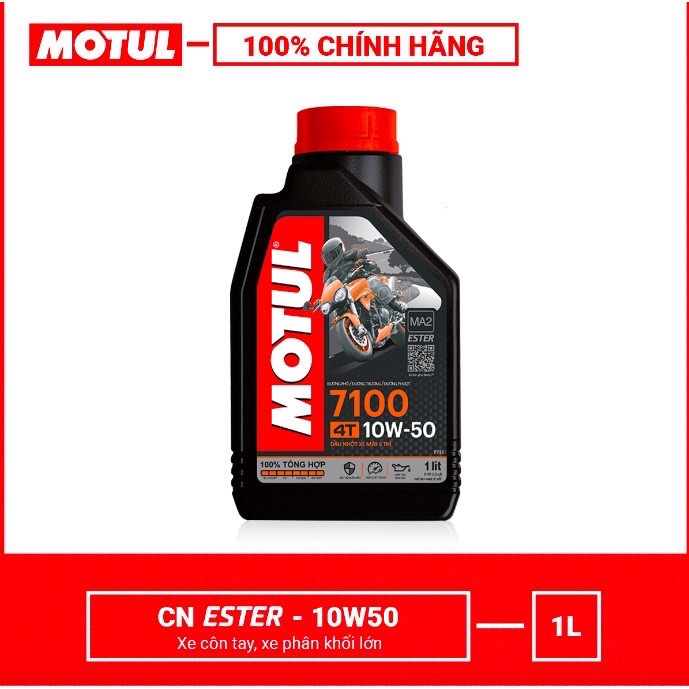 Nhớt motul 7100 4t 10w50 1l