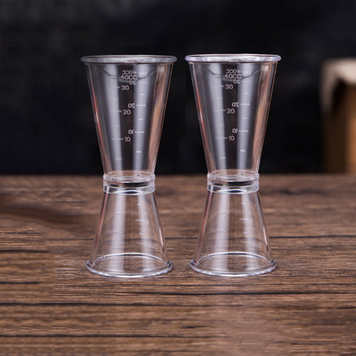 [HCM]Bộ 2 ly định lượng đường nhựa - Jigger 20~40cc