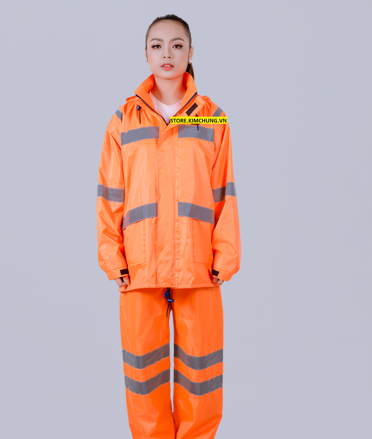 [HCM](Bigsize 80kg trở lên mặc vừa) Áo mưa bộ 2 lớp Đài Loan cao cấp áo mưa bộ phản quang thời trang siêu bền siêu chống thấm
