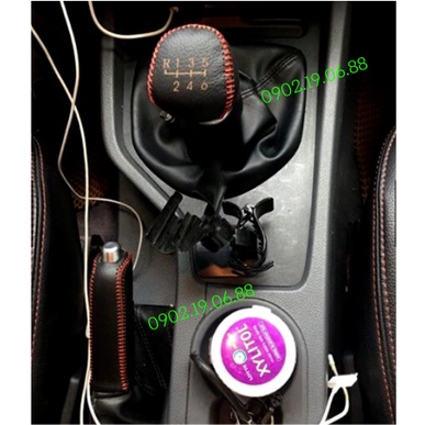 Bọc cần số da bò nhập khẩu xe ford ranger xls đời 2018-2022 số sàn