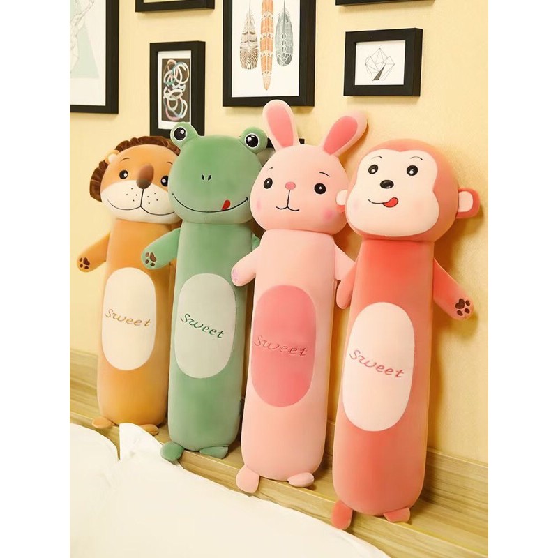 [FREESHIP] Gối Ôm Cho Bé Hình Thú 75cm - 90cm - 1m1 To Khổng Lồ Cho Bé Ôm Đã, Để Bé Đi Chơi, Ôm Đi Ngủ. Gấu Bông Thú Bông Cho Bé. Gấu Bông Ôm Đi Ngủ. Gấu Bông Cho Bé Con Thỏ