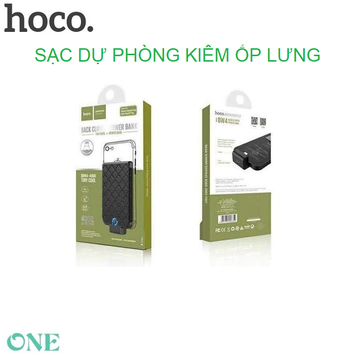 Sạc Dự phòng Kiêm ốp lưng cho iphone