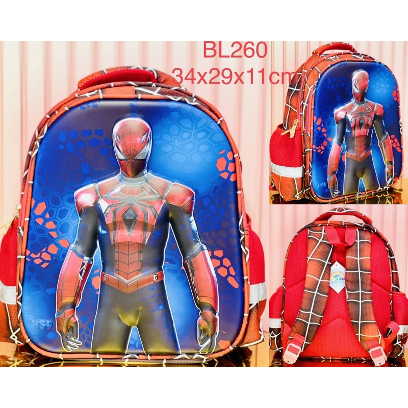 balo in nổi 3D Spiderman cỡ mẫu giáo lớn