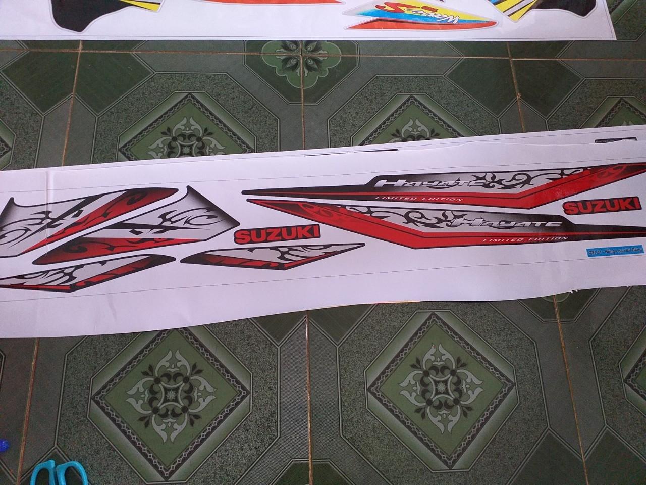 - tem rời dán xe hayate