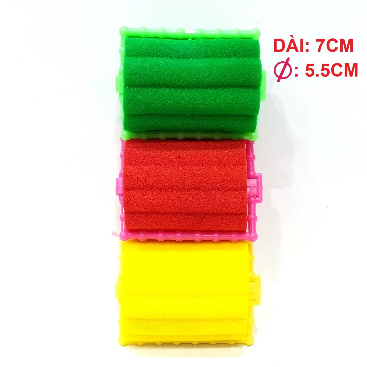 Combo 2 cái lô mút tạo kiểu tóc nữ 7cm x 5.5cm mut22