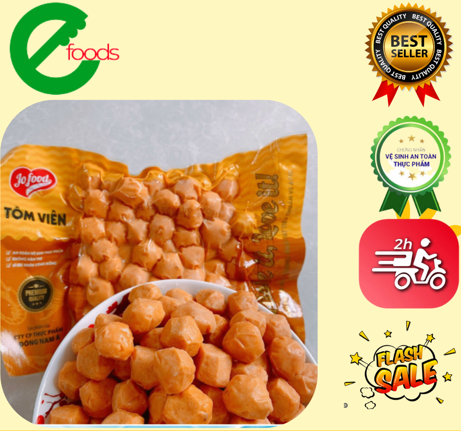 Tôm viên loại 1 dòn ngọt hương vị tự nhiên 500g