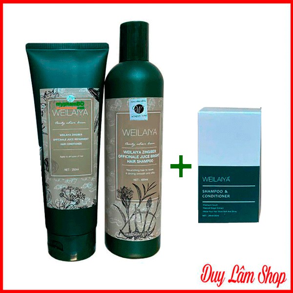 Combo bộ dầu gội xả gừng Weilaya hà thủ ô (tặng bộ mini), sản phẩm đa dạng, chất lượng tốt, an toàn sức khỏe người sử dụng, vui lòng inbox để shop tư vấn thêm