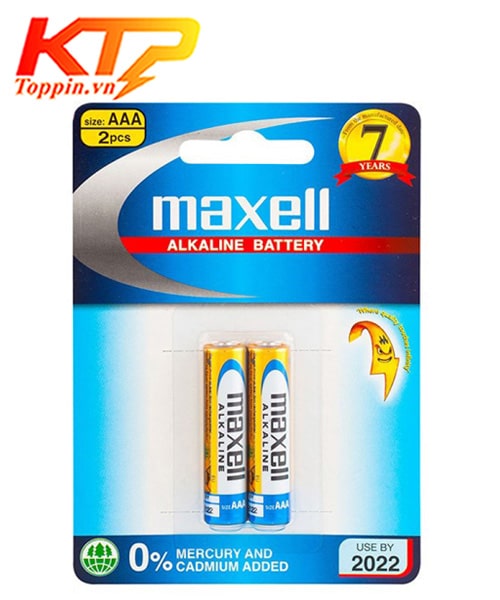 Pin aaa maxell alkaline, pin đũa maxell 3a