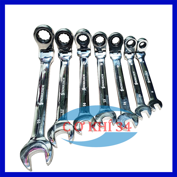Bộ cờ lê gật gù tự động 7pc usa 8-19mm