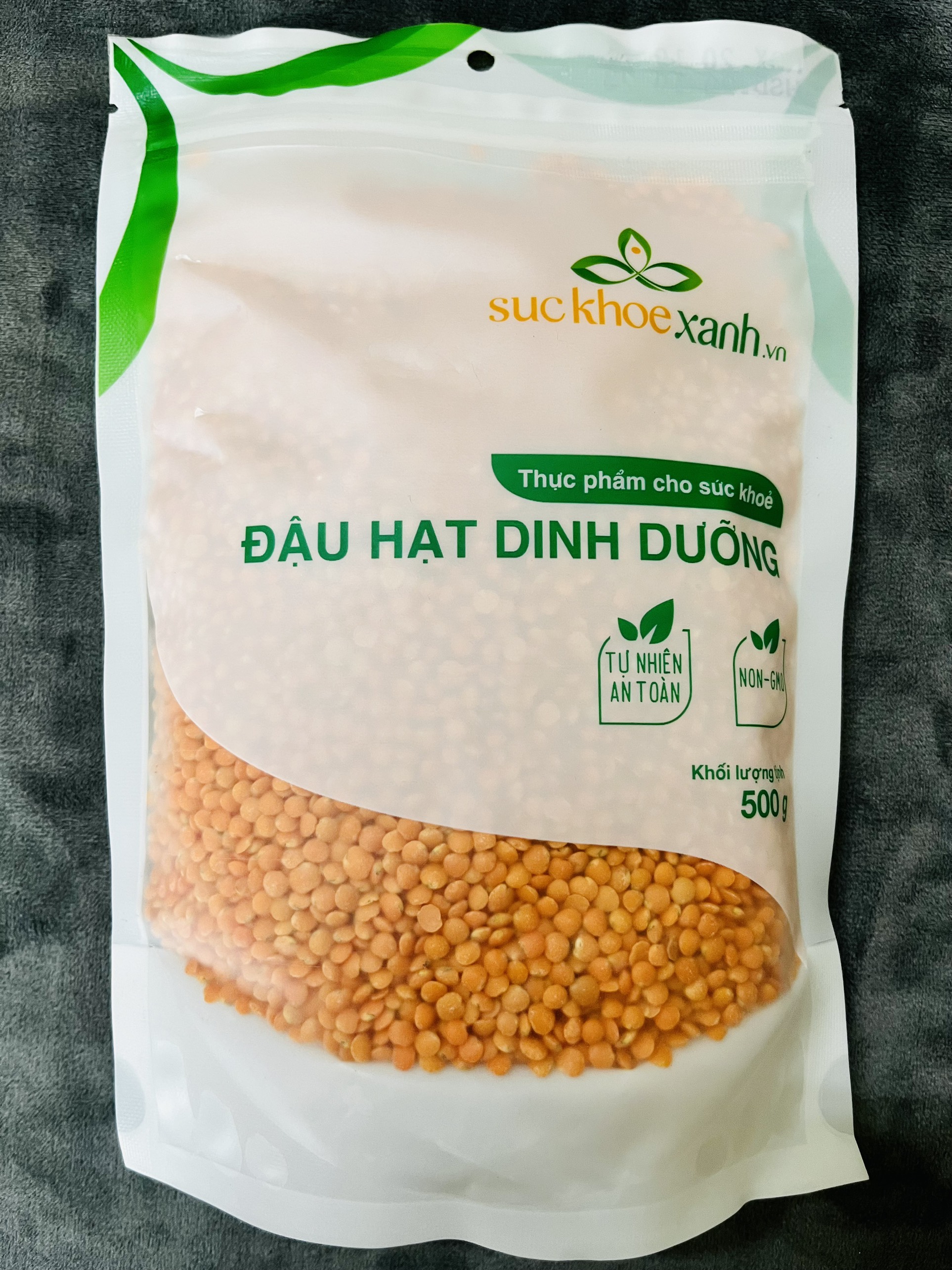 Đậu lăng đỏ tách hạt nhập khẩu Canada gói 250gr/500gr