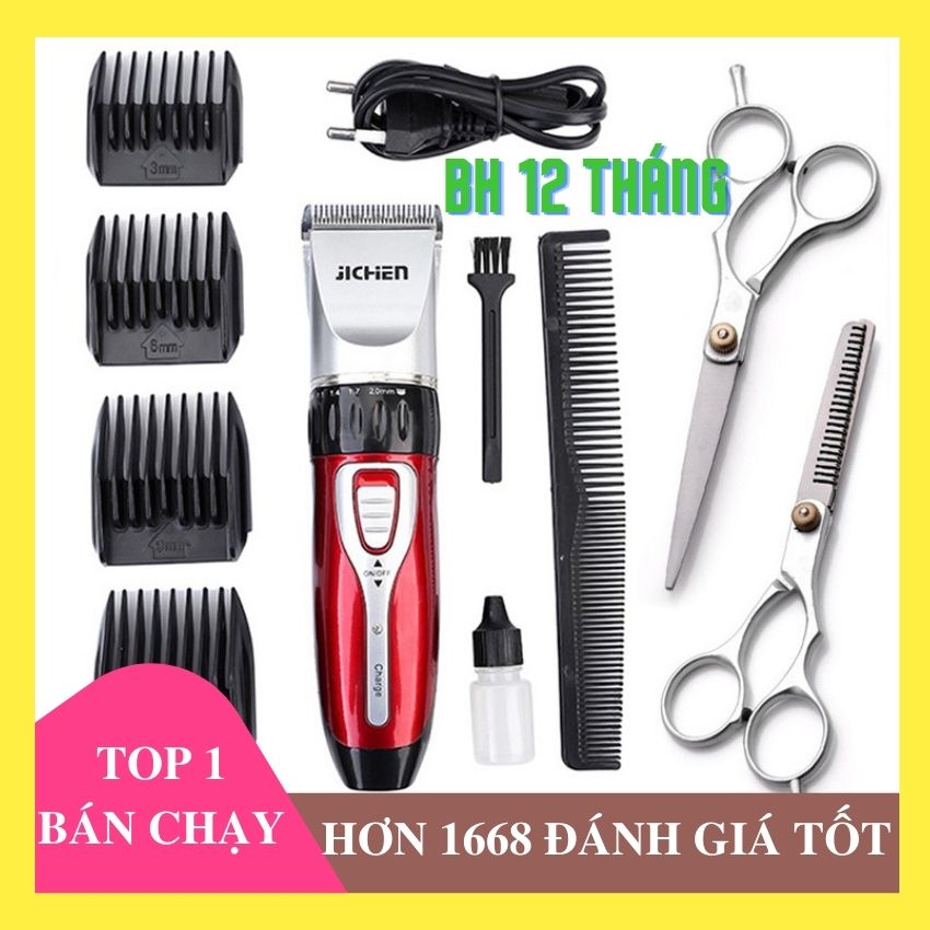 [MÁY TỐT]Tăng Đơ Cắt Tóc Gia Đình Chuyên Nghiệp, Tông Đơ Hớt Tóc Cho bé nam Jichen DQ8 - CHÍNH HÃNG [BẢO HÀNH 12 THÁNG] tông đơ hớt tóc trẻ em người lớn, TẶNG 2 KÉO CAO CẤP