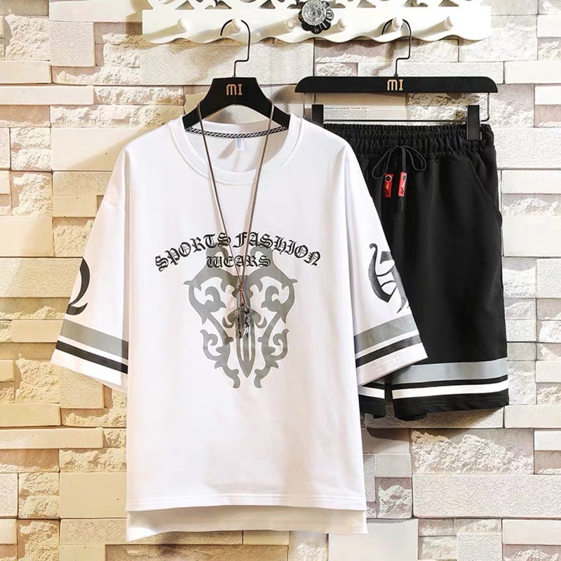 [HCM]Đồ bộ thể thao  set bộ thể thao tập gym mang ở nhà hay đi chơi đều đẹp  đồ bộ nam phong cách
