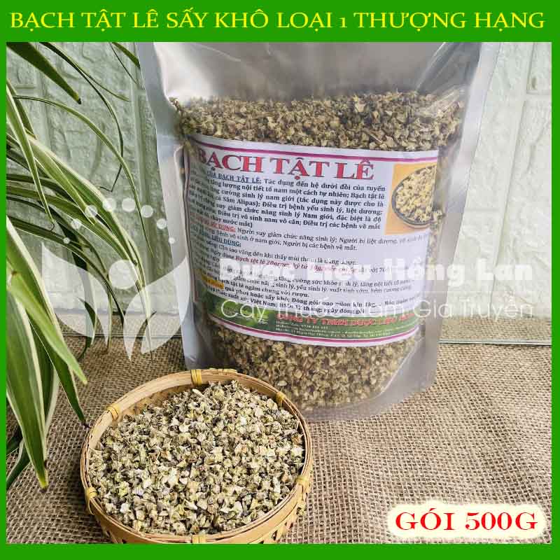 Dược liệu quả bạch tật lê khô sạch đóng gói 500gram