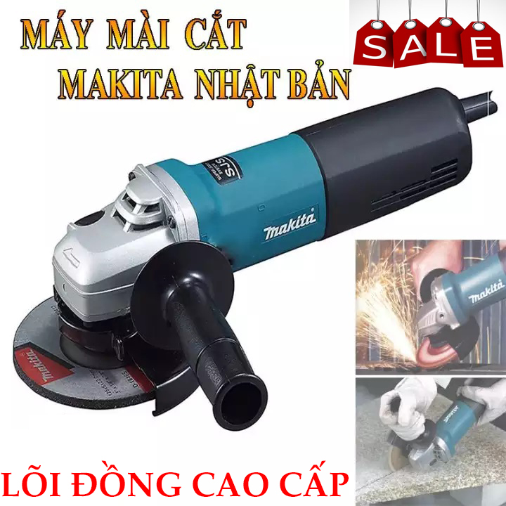 Máy Mài Makita Nhật Bản - Máy mài Makita công suất lớn -Máy cắt gạch cầm tay - Lõi đồng 100% -Thiết kế nhỏ gọn, Tiện lợi -  Bảo hành 12 tháng toàn quốc
