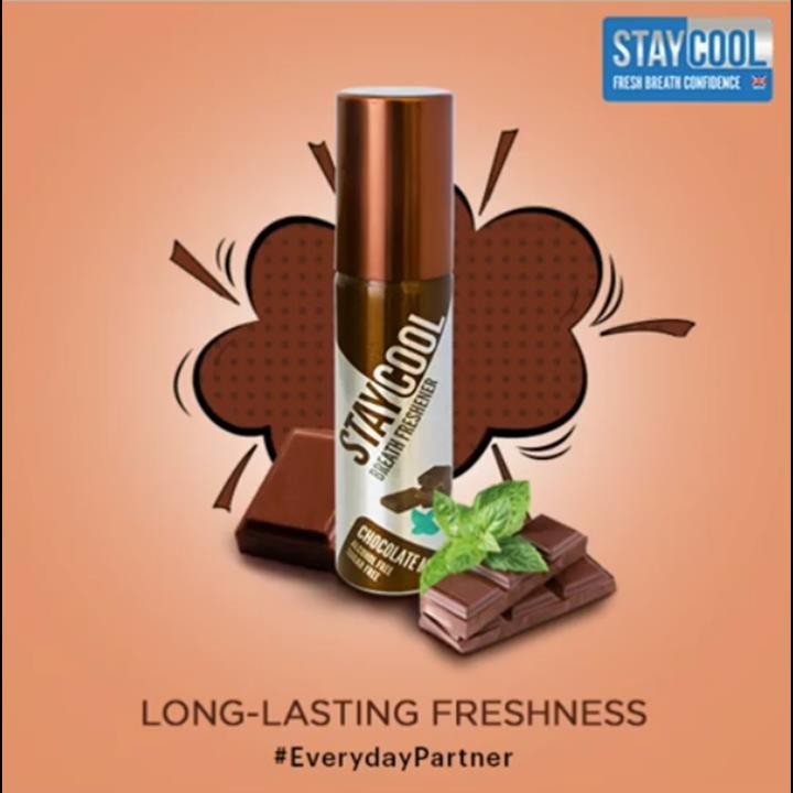Xịt thơm miệng Staycool vị Socola
