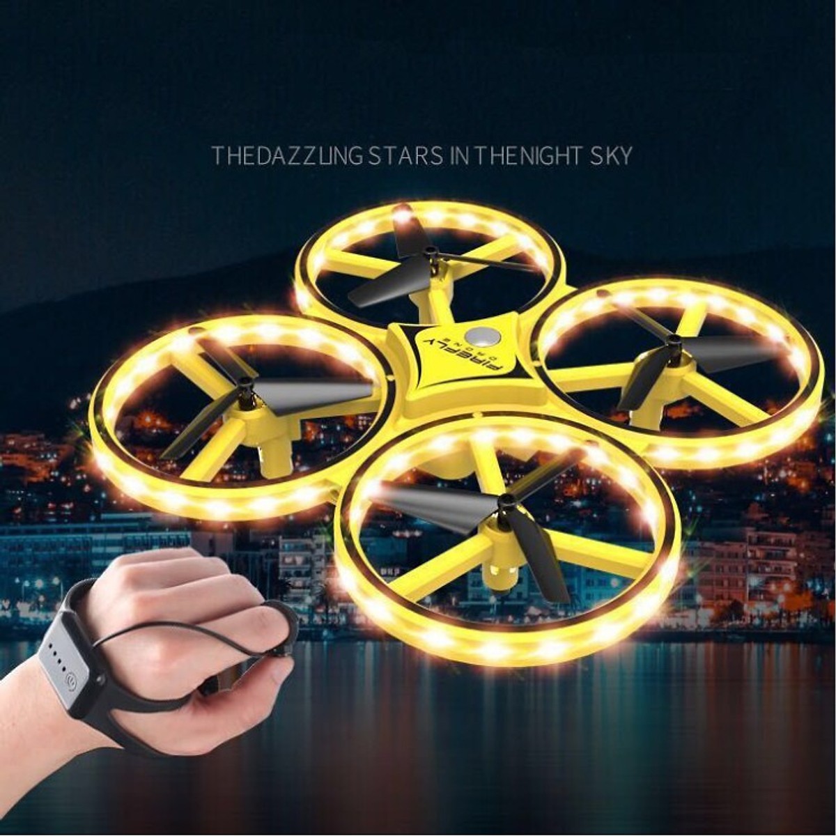 [SẢN PHẨM HOT] Máy Bay UFO Điều Khiển Cảm Ứng Bằng Tay,Bay Cao Mọi Loại Địa hình, Có Đèn Led Hỗ Trợ, Sử Dụng Đơn Giản Và Giải Trí Sau Những Giờ Làm Việc Mệt Mỏi Nhé.