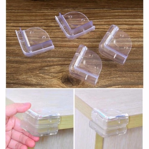 [ GIÁ SỐC ] Combo 8 miếng bọc góc bàn, che cạnh bàn, bọc góc, miếng nhựa dẻo bịt góc bàn, tủ, gường, nẹp góc SILICON trong suốt chống va đập an toàn cho bé tặng kèm băng keo