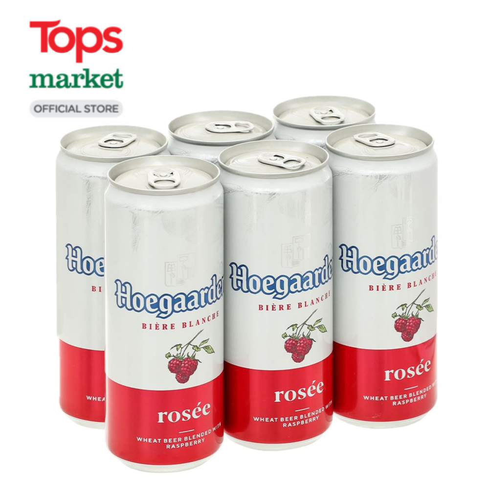 Lốc 6 Lon Bia Hoegaarden Rosee 330ML - Siêu Thị Tops Market