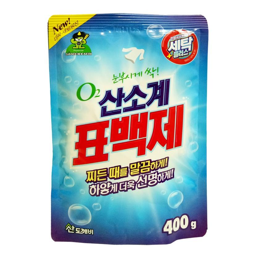 [HCM]Bột giặt tẩy vết bẩn quần áo công nghệ oxygen Hàn Quốc 400g