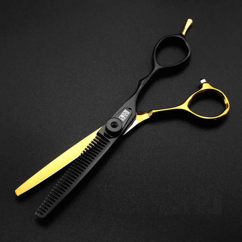 Kéo cắt tóc yakuza black gold k59