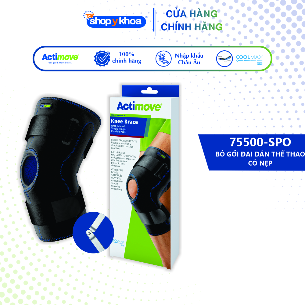 Sports Knee Brace with Adhesive Strap and Brace 75500-Spo Actimove Knee Brace